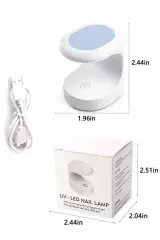 Kalıcı Oje Kurutucu UV Led Teknolojisi Taşınabilir Mini Tırnak Kurutucu Yeni Nesil