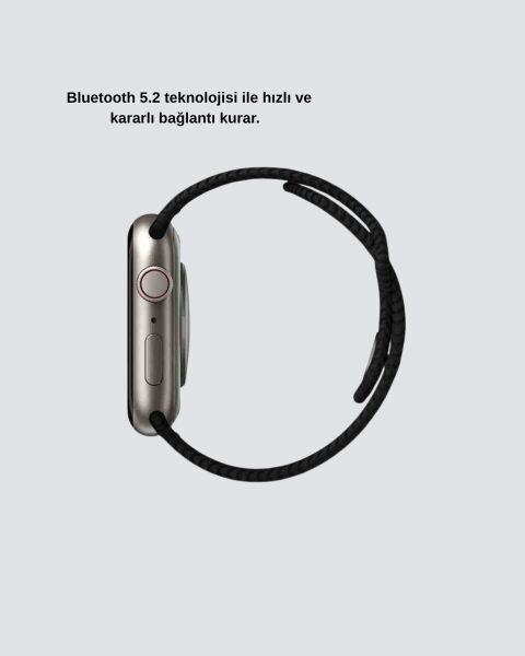 Bluetooth 5.2 Akıllı Saat Kablosuz Şarjlı Sesli Asistanlı 420 mAh Günlük Kullanım