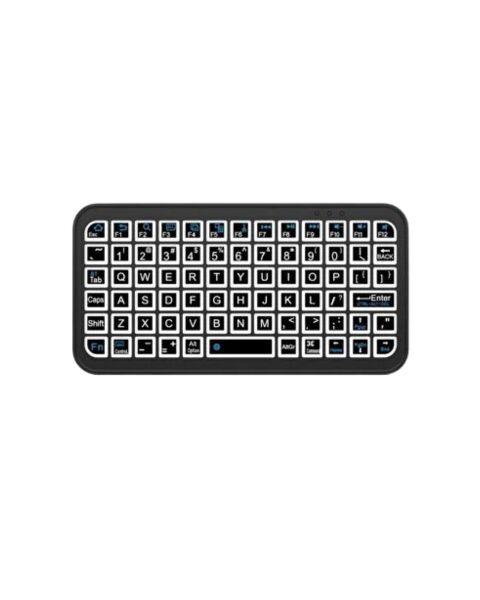 RGB Işıklı Kablosuz Mini Klavye 10 mm İnce Gövde