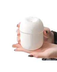 Araç ve Ofis İçin Mini Nemlendirici 5 Esans Hediyeli USB LED Işıklı Buhar Makinesi