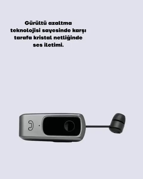 Mikrofonlu ve Ses Kontrollü Kablosuz Kulak İçi Kulaklık