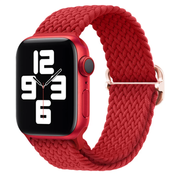 Ally Apple Watch 7-8 41mm 6-5-4 40mm Japon Tokalı Elastik Kayış Kordon 3-2-1 38mm-(5775)