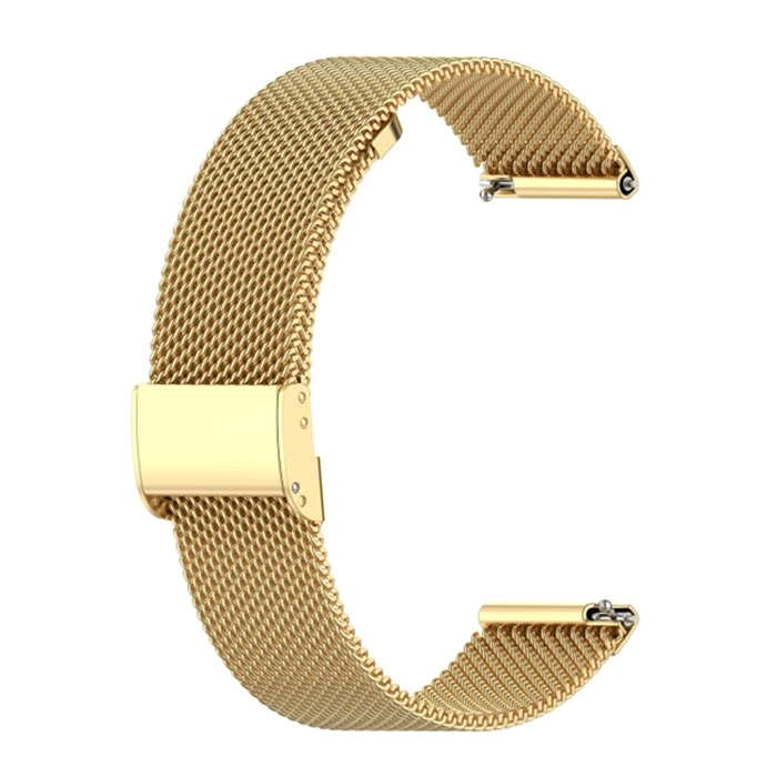22MM Gear S3 Watch 4 -GT2 GT2E 46MM Kayış Kordon Milano Metal Klasik Kopça-(5775)