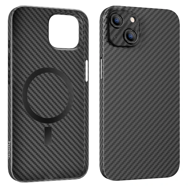 Hoco iPhone 14 6.1 Kılıf Manyetik Magsafeli Kamera Korumalı Telefon Kılıfı-(5775)