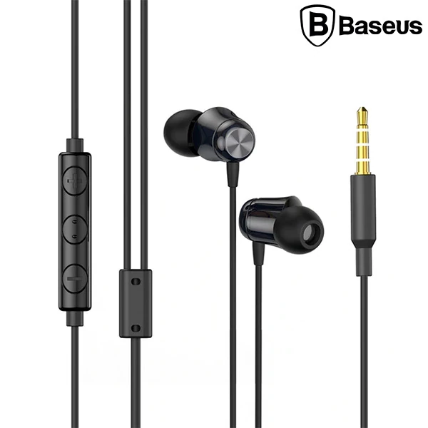 Baseus Encok H13 3.5mm Jack Mikrofonlu Kulak İçi Kulaklık Auriculares Fone De Ouvido-(5775)