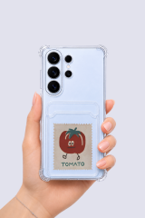 Samsung Galaxy S26 Ultra Kartlıklı Tomato Desenli Kılıf