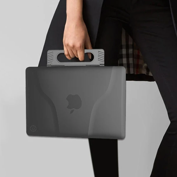 Ally Macbook Pro 13 A1706/1708/1989 Portatif Alt Üst Kılıf+çanta-(5775)