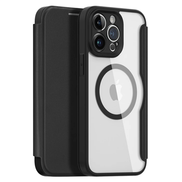 Dux Ducis iPhone 14 Pro 6.1 Kılıf Skin X Pro Series MagSafe Kapaklı Kılıf Folio Case-(5775)