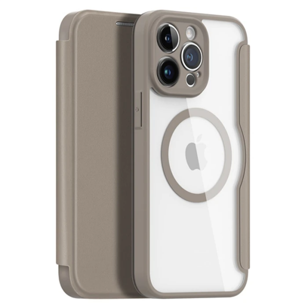 Dux Ducis iPhone 14 Pro 6.1 Kılıf Skin X Pro Series MagSafe Kapaklı Kılıf Folio Case-(5775)