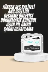 Oyuncu Kulaklığı Yeni Mekanik Kablosuz Kulaklık İos Android Uyumlu Yeni Nesil