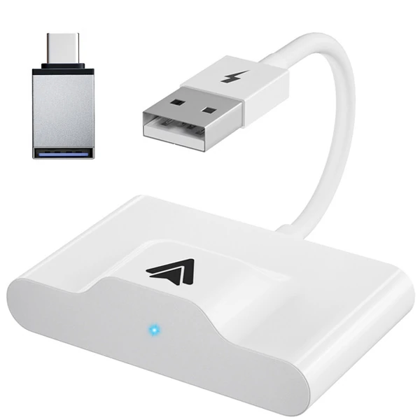 Ally Usb+Type-C Android Kablosuz Carplay Adaptör Çevirici - Youtube Netflix Tiktok Video Yansıtıcı-(5775)