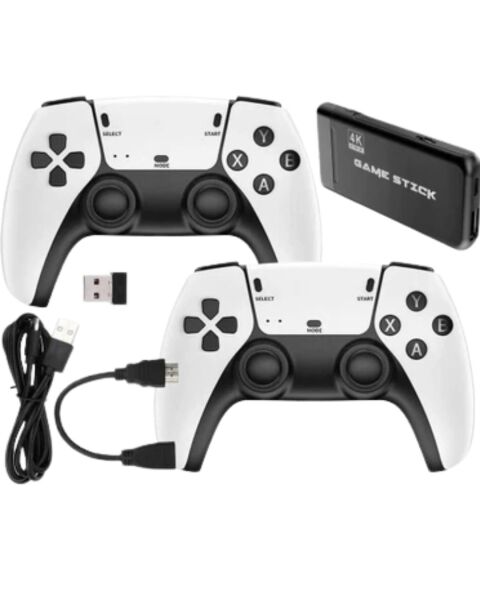 Retro Atari ve Konsol Oyunları Destekli 4K Game Stick