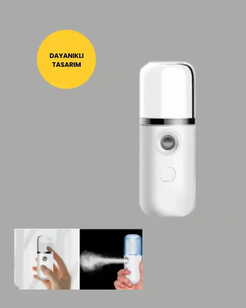 Mini Şarjlı Buhar Nemlendirici – Taşınabilir Enerji Tasarruflu Kablosuz Kullanım Yeni Nesil