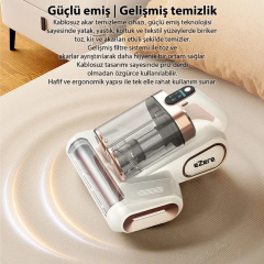 Ezere DustAway 17000Pa Güçlü Kablosuz Akar ve Toz UV Işıklı Yatak ve Koltuk Temizleyici-(5775)