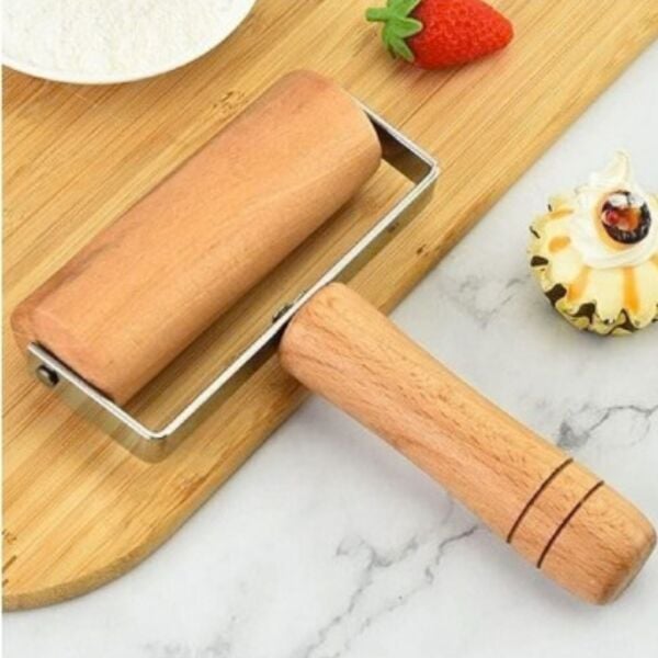 Metal Saplı Ahşap Hamur Açma Aparatı