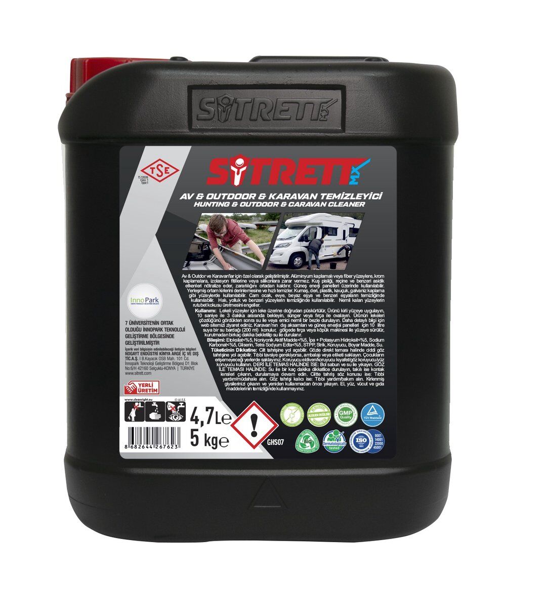 SİTRETT MX Av Outdoor Karavan Temizleyici 5 Kg.