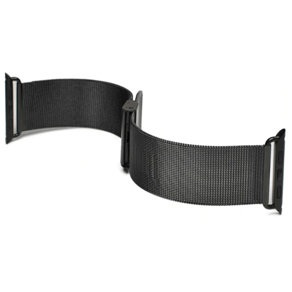Ally Apple Watch 7-8 41mm 6-5-4 40mm Kayış Kordon Milano Metal Klasik Kopça 3-2-1 38mm-(5775)