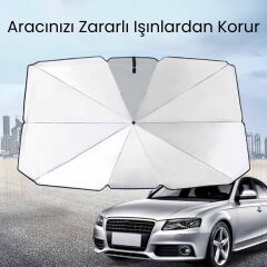 Toyota Yaris VW Polo Kia Rio Fiat Punto Hyundai Accent Blue Uyumlu Oto Şemsiye