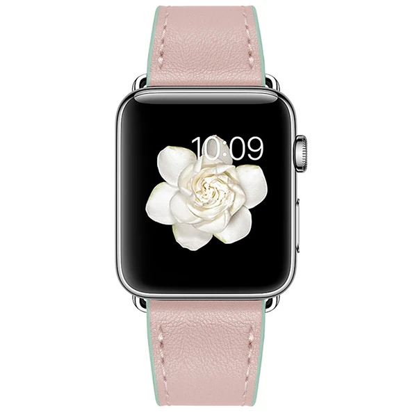 Ally Apple Watch Ultra 49mm 7-8 45mm 6-5-4 44mm Hakiki Deri Kayış Kordon 3-2-1 42mm-(5775)