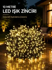10 Metre Gün Işığı Led Işık Hafif ve Taşınabilir Özel Günler İçin