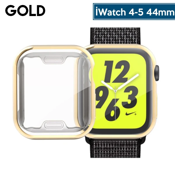 Ally Apple İWatch  44mm 360 Koruma Ultra Slim Silikon Kılıf-(5775)