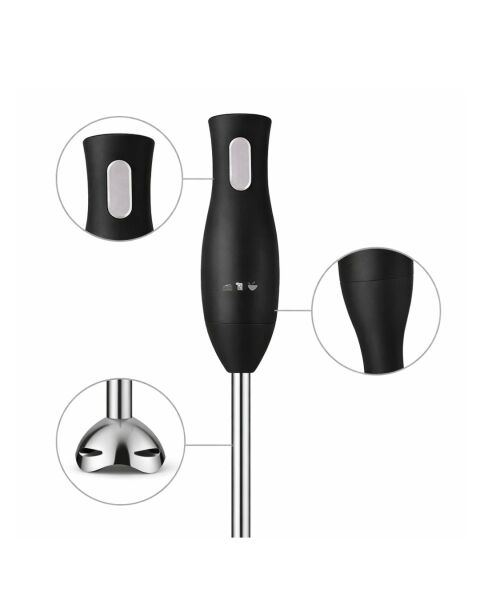 El Blenderı Paslanmaz Çelik Metal Ayaklı Ergonomik Tasarımlı Mutfak Blender