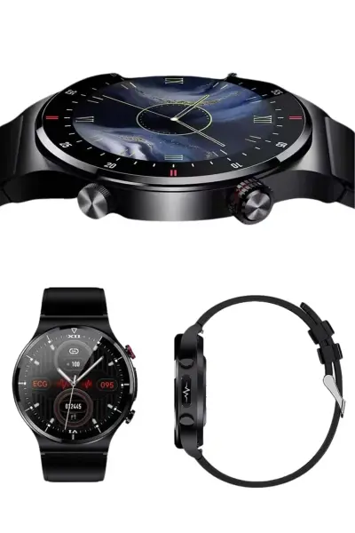 Akıllı Saat Uyku ve Sağlık Takibi NFC Uyumlu Bluetoooth Bağlantılı Android İOS Uyumlu