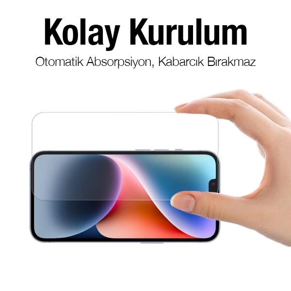ALLY iPhone 14 Plus 6.7inç Tempered Kırılmaz Cam Ekran Koruyucu-(5775)