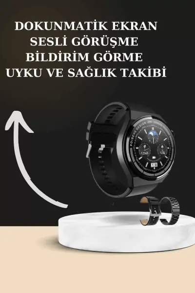 TWS Bluetooth Kulaklık ve Akıllı Saat Uyku Takibi Nabız Ölçer Uzun Pil Ömrü
