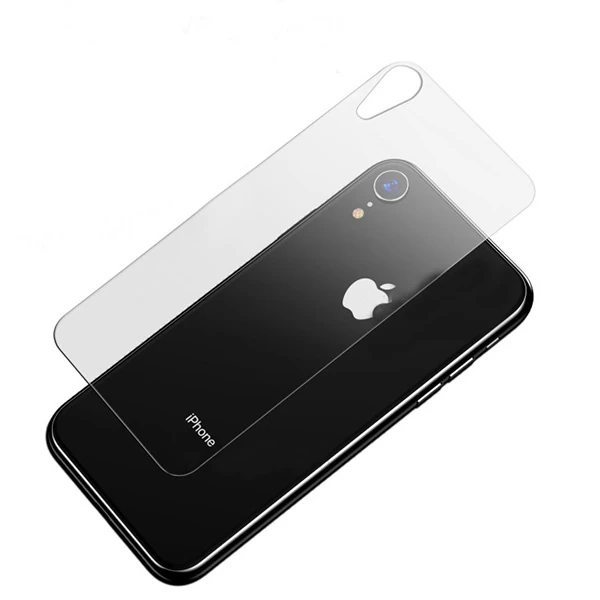 İPhone XR 6.1 Arka Kırılmaz Tempered Cam  Koruyucu-(5775)