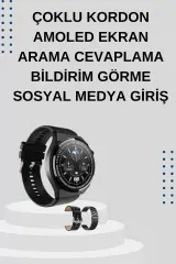 Yeni Nesil Sesli Görüşme Akıllı Saat ve Powerbank Çoklu Şarj Girişli Bluetooth Kulaklık Nabız Ölçer