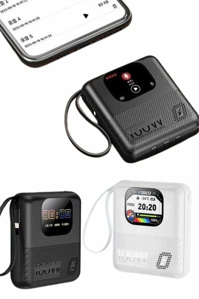 Akıllı Powerbank 10.000 MAH 4 Çıkışlı Taşınabilir Dijital Göstergeli