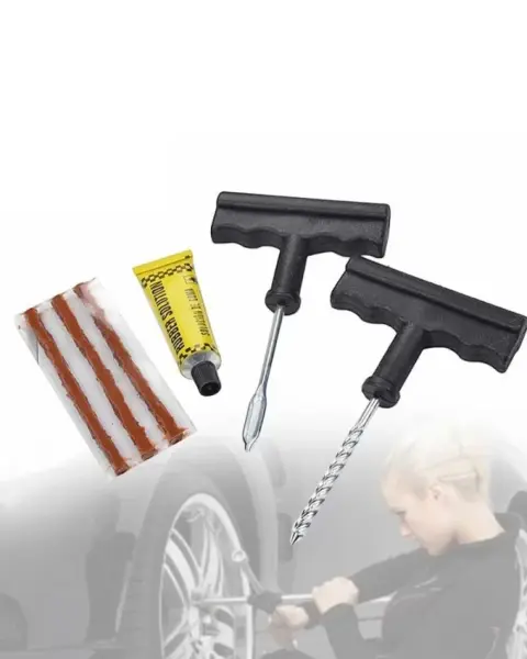 Otomobil Motosiklet Bisiklet İçin Güvenli Lastik Tamir Kiti