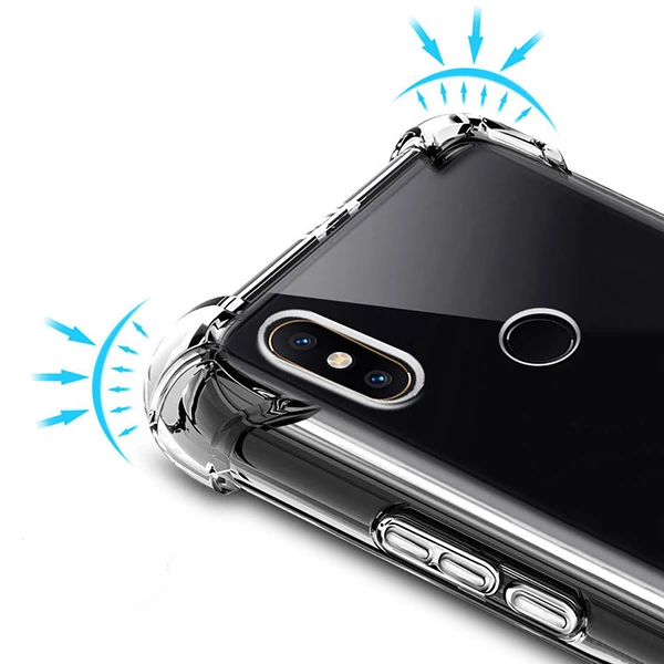 Xiaomi Redmi 6 Pro A2 Lite Darbe Emici Şeffaf Silikon Kılıf-(5775)