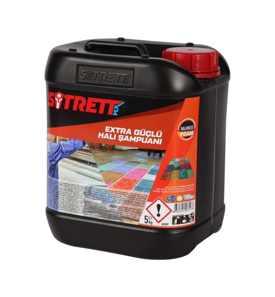 SİTRETT MX Halı Şampuanı Pro Plus + 5 Kg.