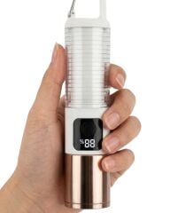 Taşınabilir LED Kamp Feneri USB Şarjlı Yüksek Parlaklık 500 Lümen Güç Göstergeli