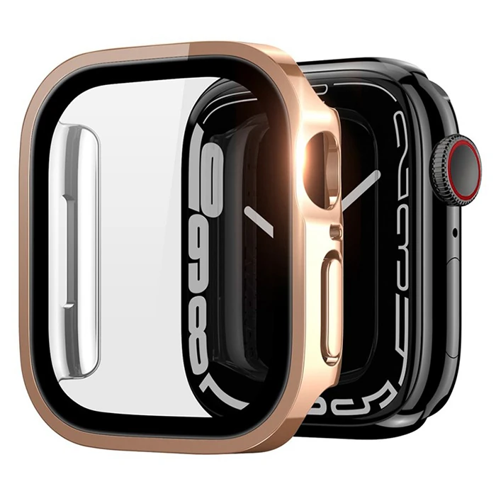 Dux Ducis Hamo Series Apple Watch 45mm için Hard PC Full Koruma Sert Armor Zırh Kılıf-(5775)