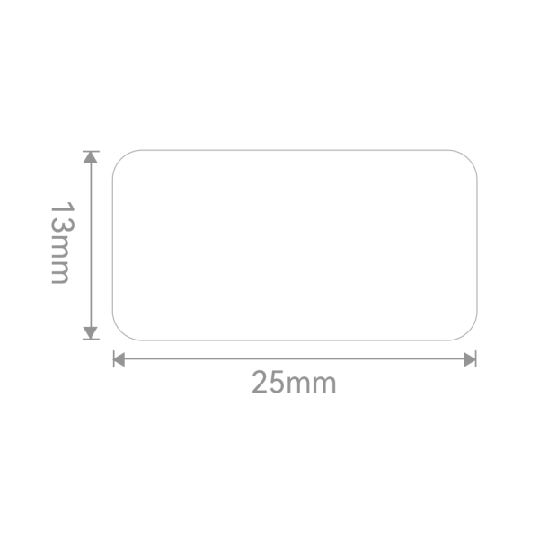 NIIMBOT EW25 Etiket 25mm x 13mm Low Temperature  (-80°C) 390 etiket/rulo (M2)(1923)