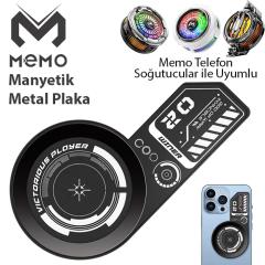 Memo VC01 Manyetik Metal Halka - Memo Telefon Soğutucu Manyetik Tüm modeller-(5775)
