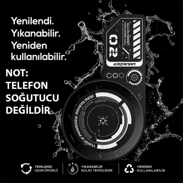 Memo VC01 Manyetik Metal Halka - Memo Telefon Soğutucu Manyetik Tüm modeller-(5775)