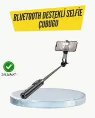 Bluetooth Selfie Çubuğu –  Katlanabilir Uzaktan Kumandalı