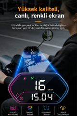Ally HUD G25 OBD2 + GPS Head Up Display HUD Dijital Hız Göstergesi - Motosiklet ile Uyumlu-(5775)