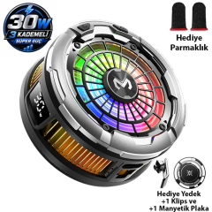 MEMO CX26 Ultra 30W Manyetik Telefon Soğutucu | RGB MagSafe Mobil Oyun Soğutucusu | Yapay Zeka Destekli-(5775)