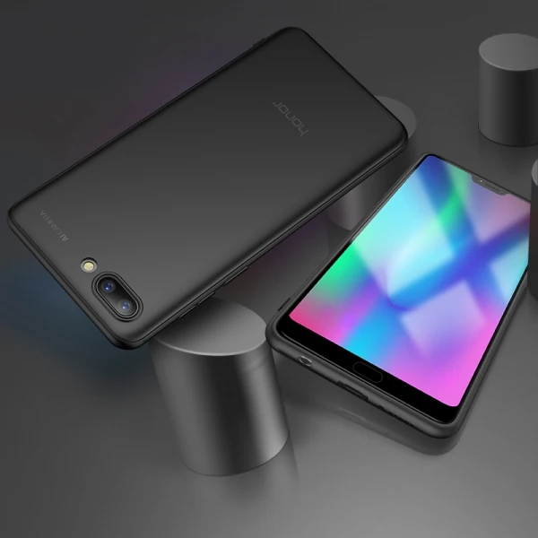 Huawei Honor 9i Slim Fit Soft Premium Silikon Kamera Korumalı Kılıf-(5775)
