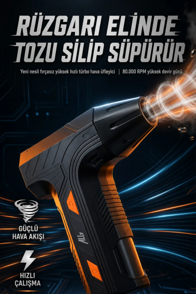 ALLY TurboBlast Pro Turbo Fan Hava Üfleyici 80000RPM-(5775)