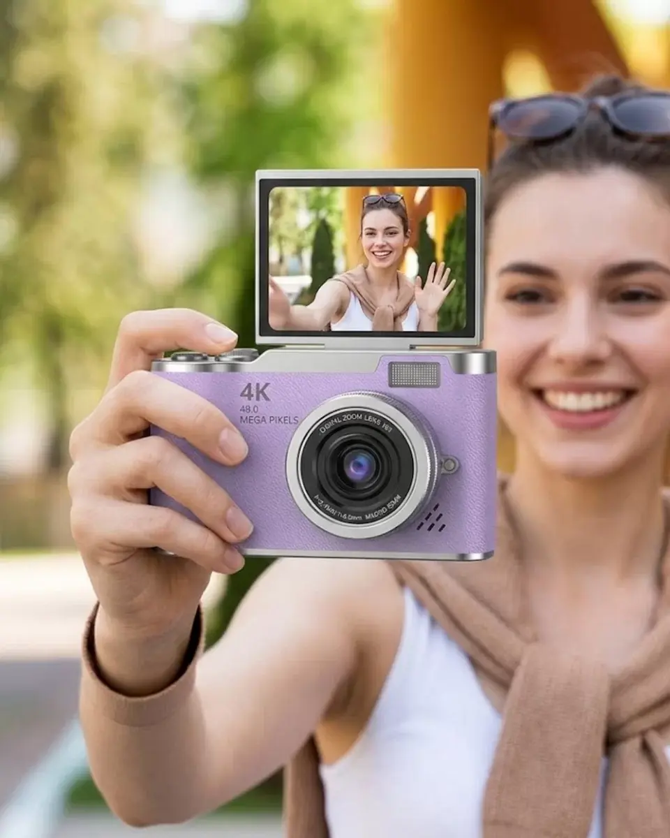 LK007 FOTOĞRAF MAKİNESİ MOR