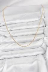 CM 14K Gold Renk Burgu Model 60 cm Kadın Kolye 5886