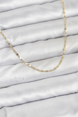 CM 14K Gold Renk Ezme Zincir Model 60 cm Kadın Kolye 5886