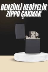 Erkeklere Özel Hediyelik Eşya  Metalik Benzinli Çakmak Doldurulabilir