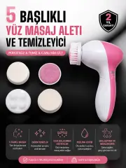 5 Fonksiyonlu Kablosuz Yüz Temizleme Cihazı ile Derinlemesine Cilt Bakımı
